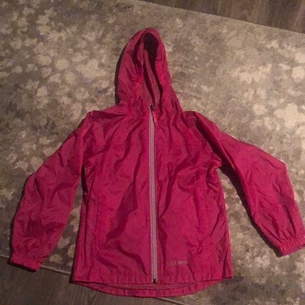 LLBean pink Wind Breaker